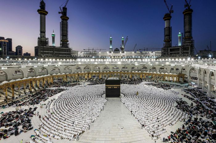 Ka'bah di Mekkah yang jadi tempat utama penyelenggaraan ibadah haji 