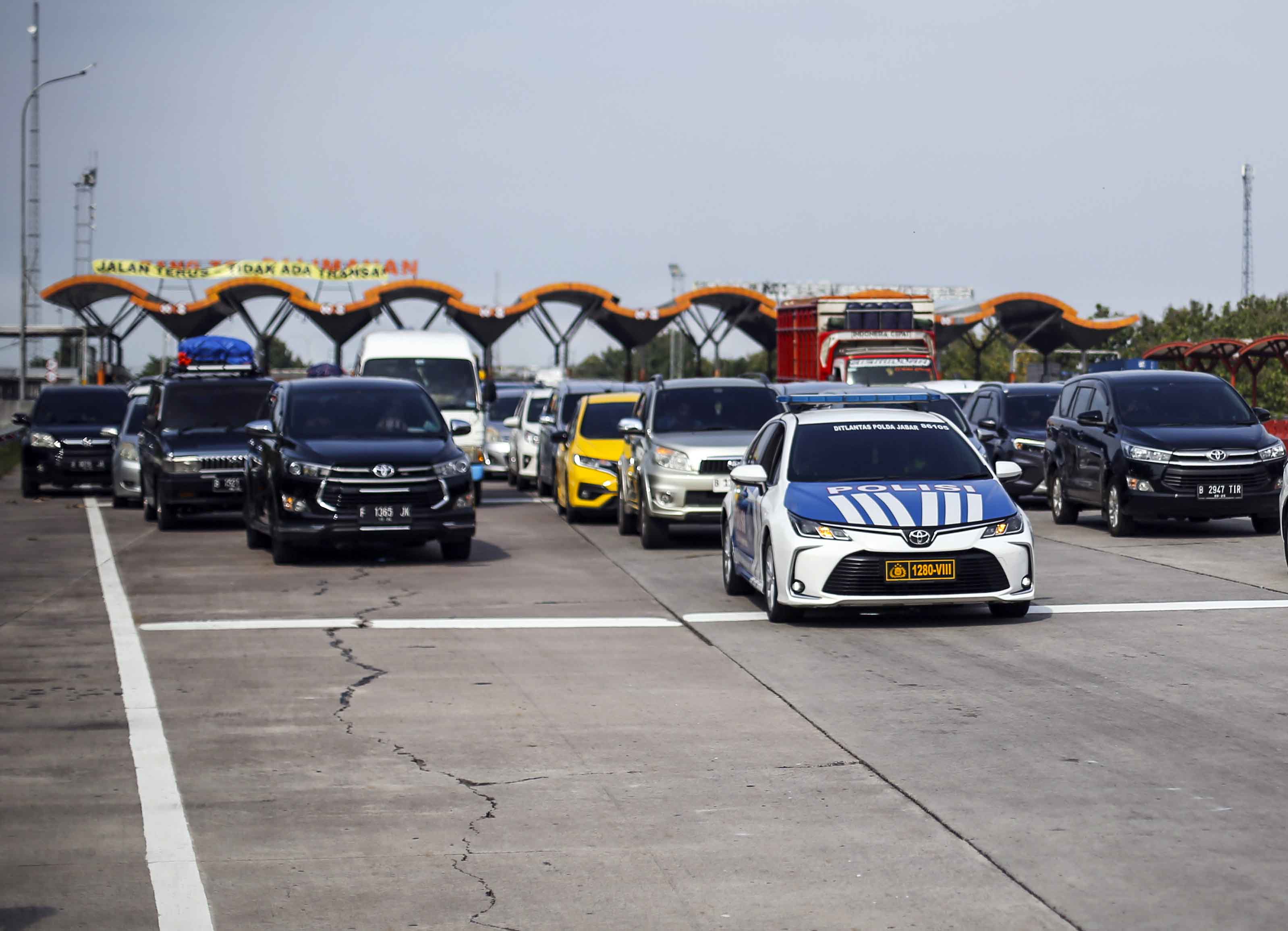 Libur Lebaran Usai, Jumlah Kendaraan Arus Balik Capai 2,06 juta