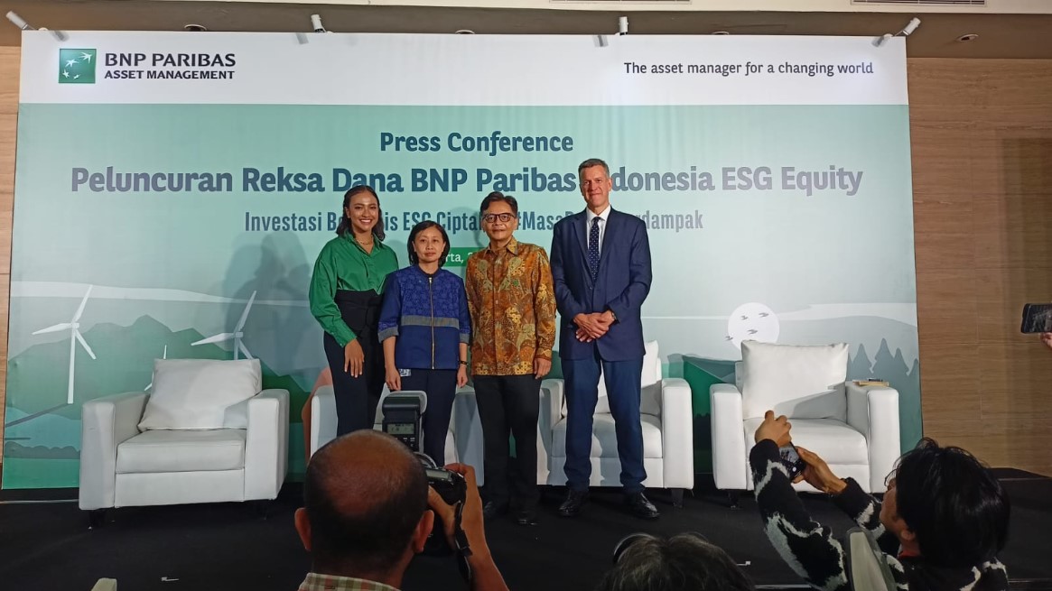 Konferensi pers peluncuran reksa dana BNP Paribas ESG