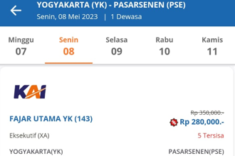 Aplikasi KAI Access.