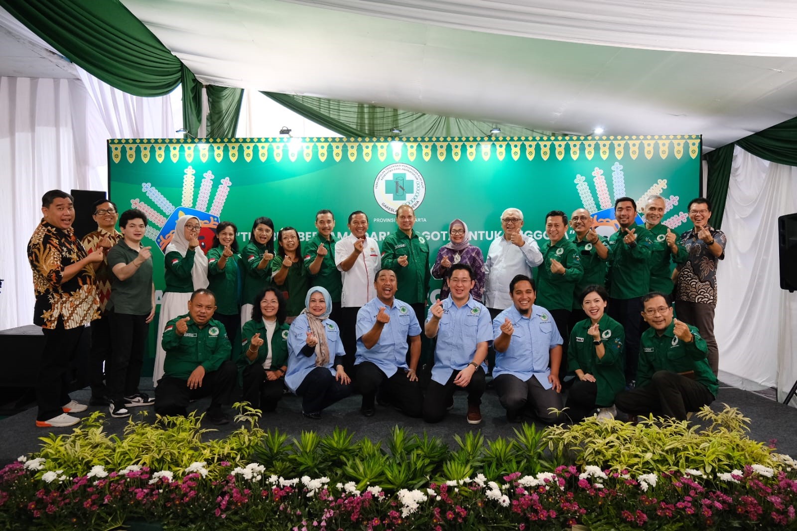 Acara peresmian Kantor Sekretariat Gakeslab Indonesia Provinsi DKI Jakarta di Jakarta, Jumat (5/5).