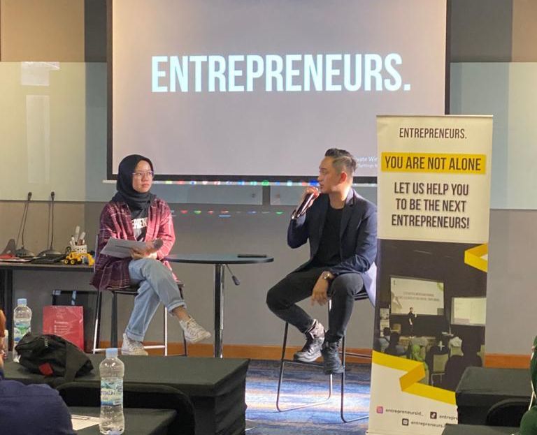 Acara 'Ansari Kadir Talkshow' bareng UMKM membahas strategi UMKM naik kelas di Jakarta, baru-baru ini.