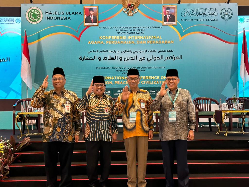 Konferensi Internasional Agama, Perdamaian dan Peradaban digelar MUI, bersama BPIP, Kementerian Agama, BUMN, dan Rabithah Alam Islami.