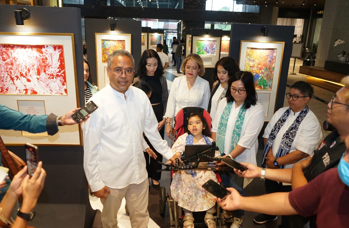 Pembukaan pameran lukisan dan peluncuran buku 