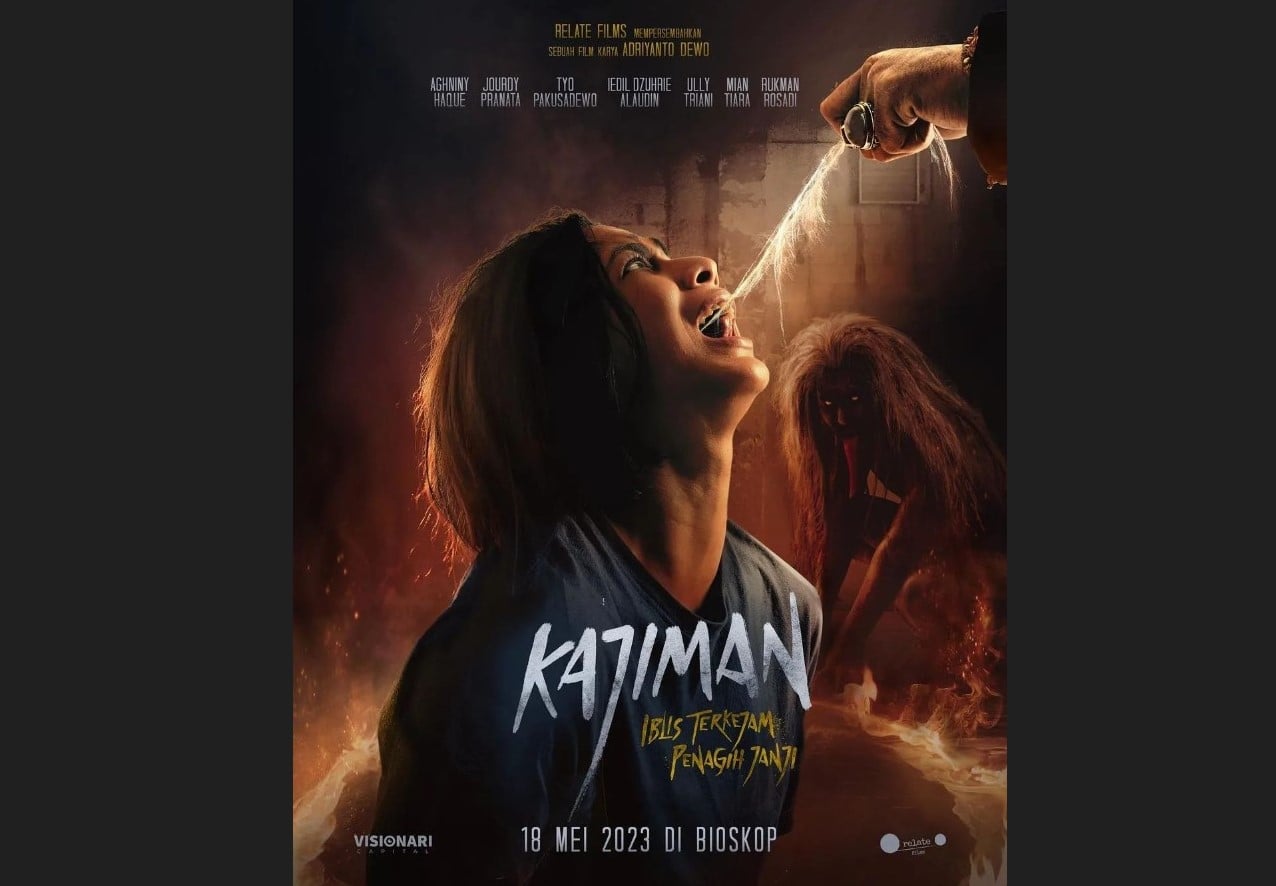 Poster film Kajiman: Iblis Terkejam Penagih Janji