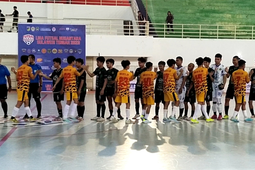 Para peserta Liga Futsal Nusantara Region Sulawesi Tengah 2023.