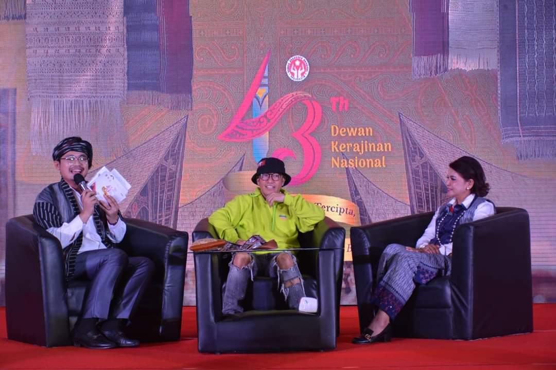 Diskusi seputar ulos yang digelar Dekranasda Dairi, Sumatra Utara.