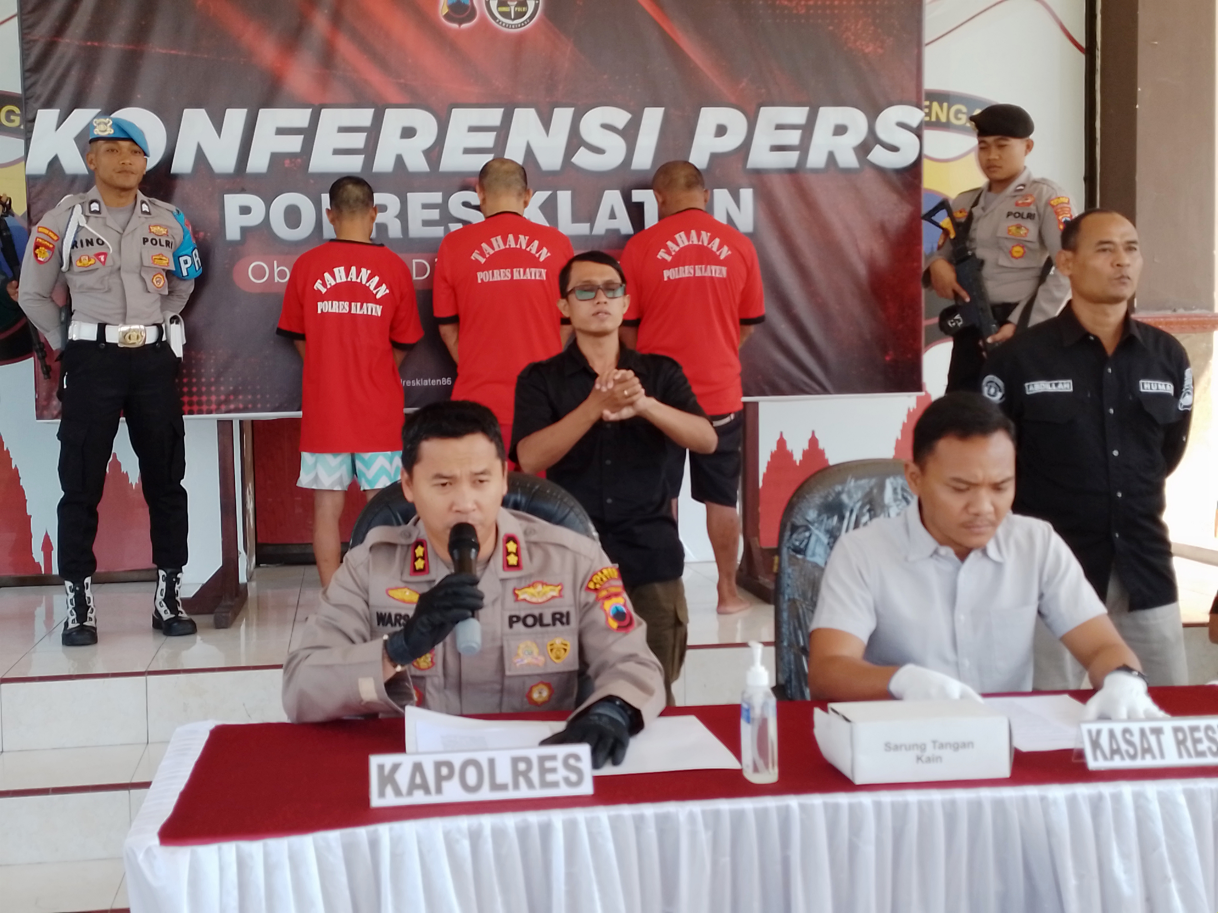 Tim Resmob Polres Klaten Tangkap Empat Pembobol Toserba Salon Dewi