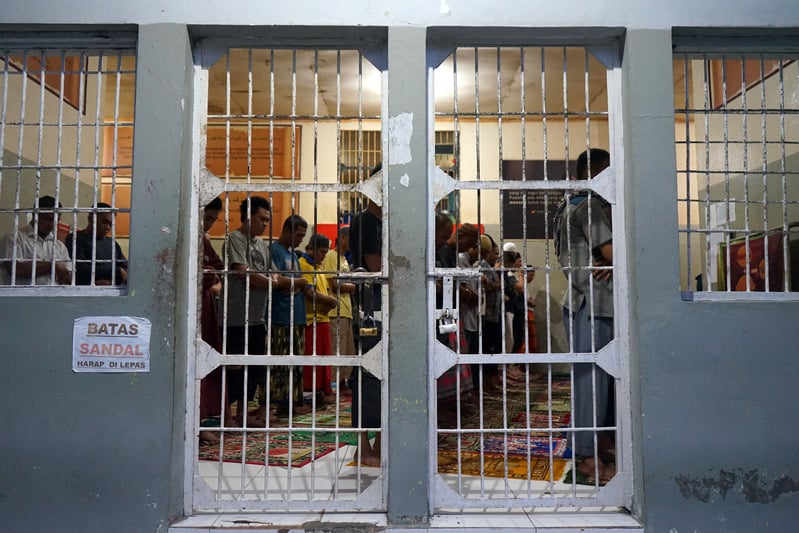 Lembaga Pemasyarakatan (Lapas) Kelas IIA, UPT Kanwil Kemenkumhan Gorontalo di Kota Gorontalo.