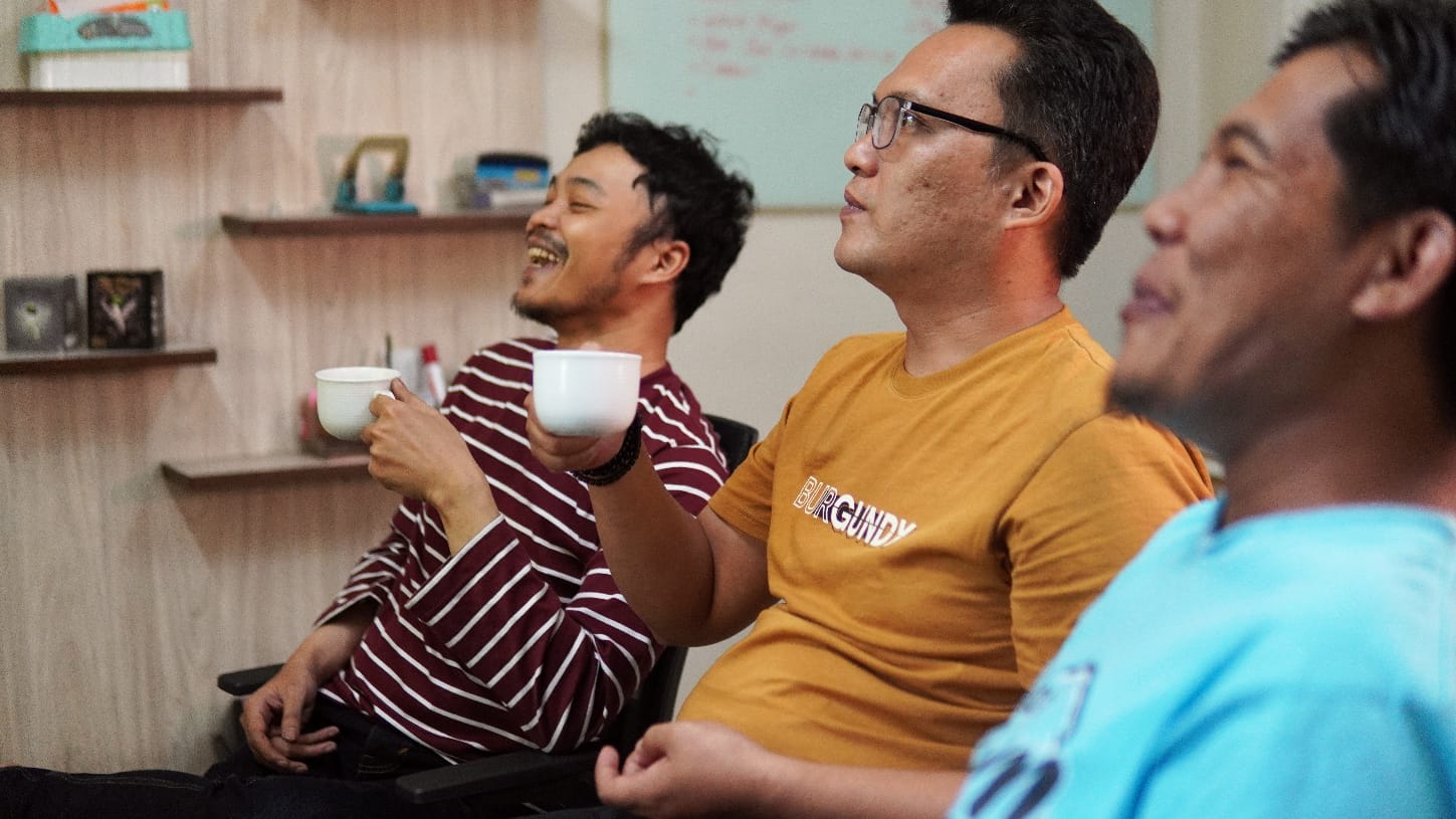 ilustrasi: Penikmat kopi