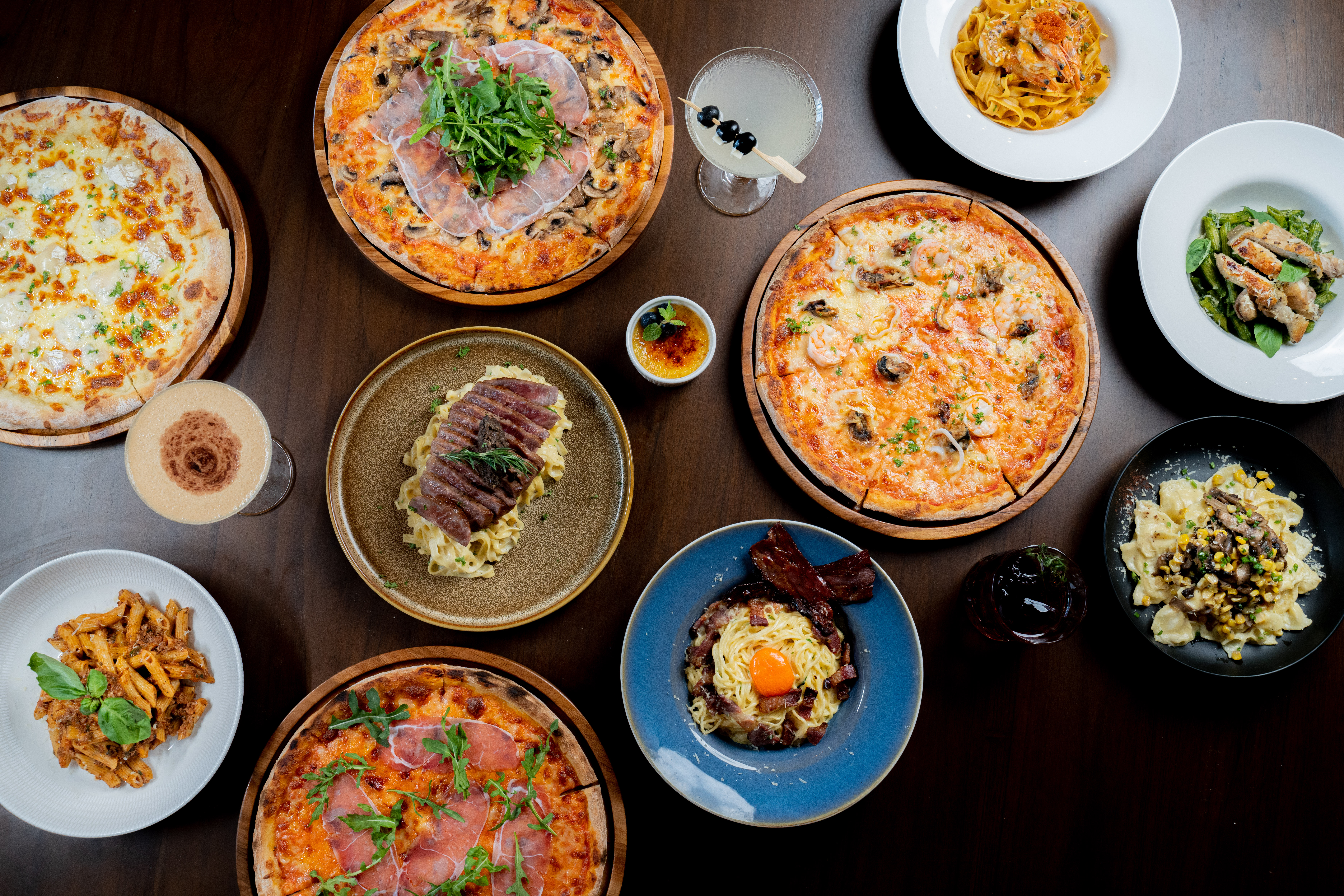 Menu makanan di Cantina Classe Bali