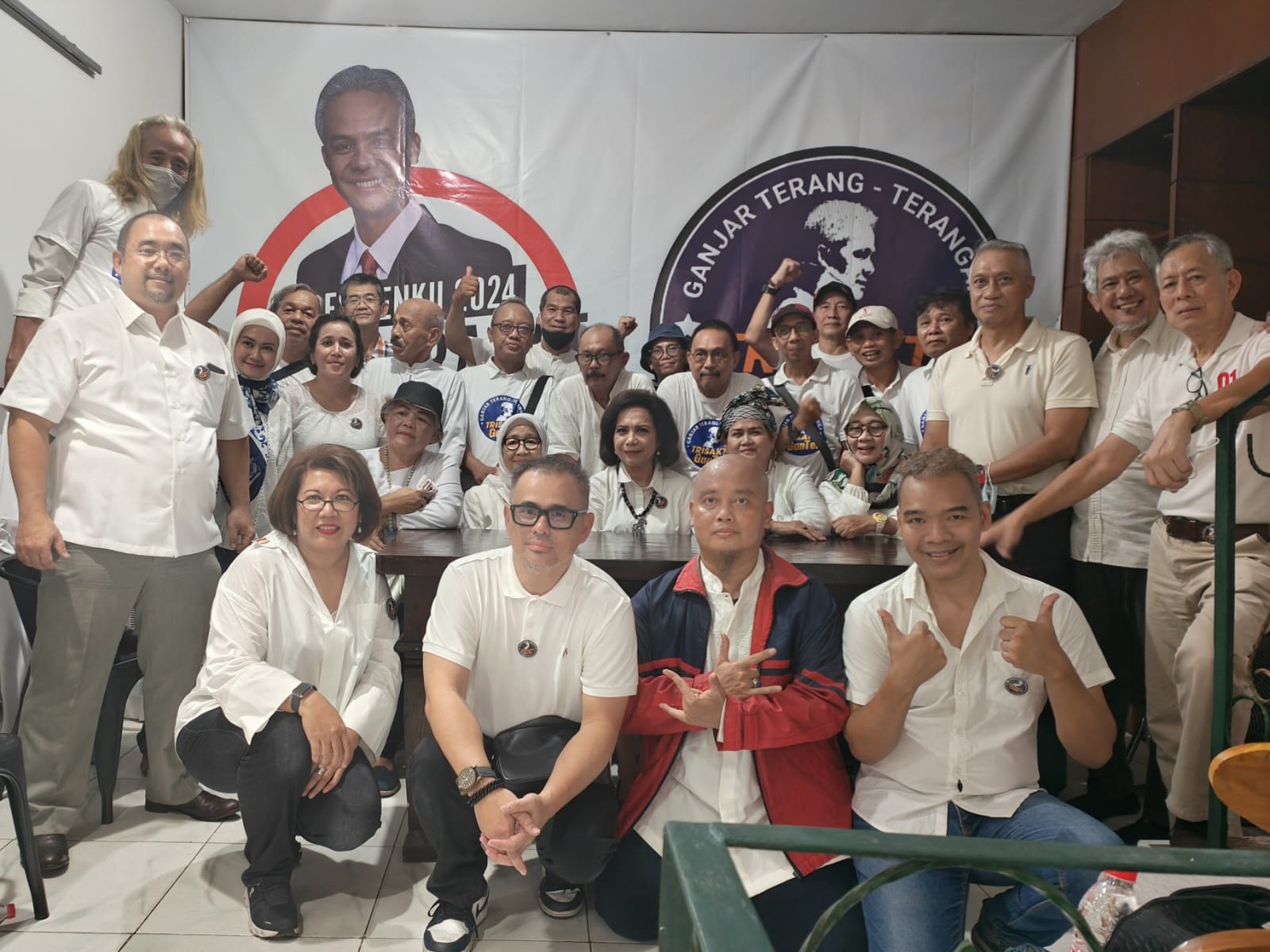 Relawan Trisakti Ganjar Terang-Terangan (Ganter).