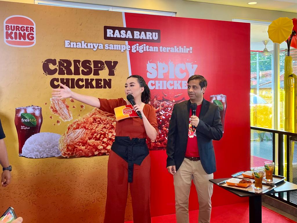 Restoran Burger King® mengenalkan ayam goreng resep khas dalam dua varian rasa - Crispy Chicken dan Spicy Chicken di Jakarta.