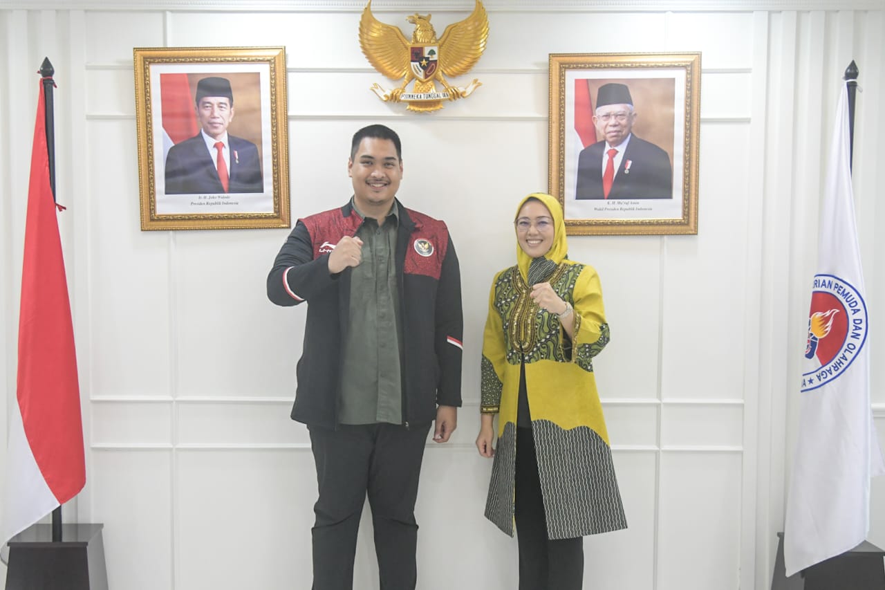 Bupati Purwakarta Temui Menpora Bahas Agenda Olahraga