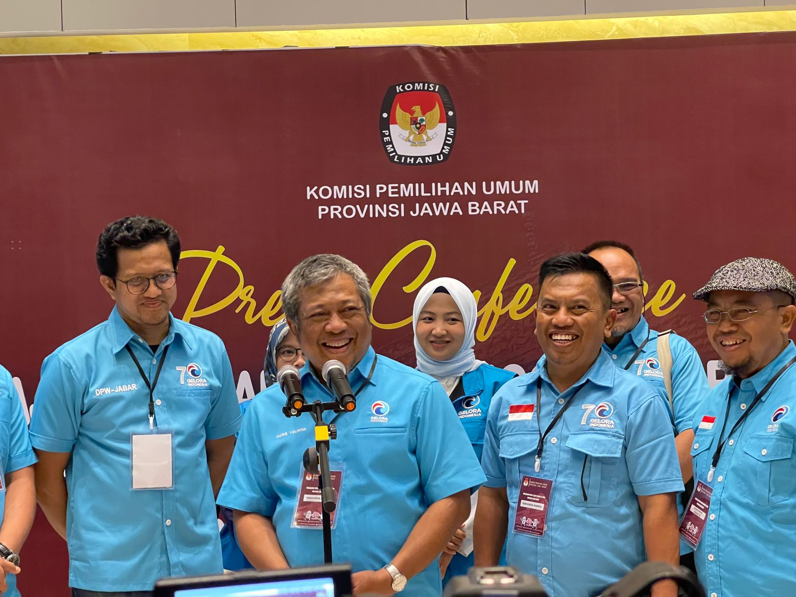 Partai Gelora Jawa Barat Daftarkan Bacaleg tanpa Gimik