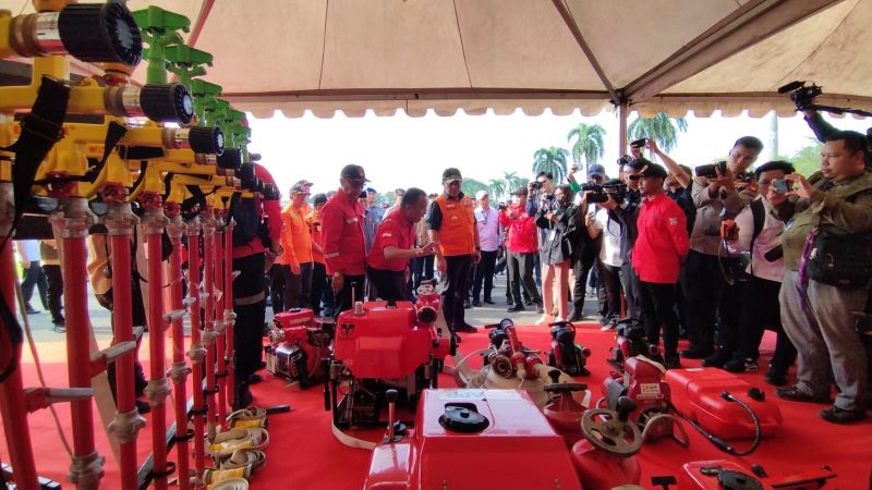  Apel kesiapan Pemprov Sumsel dan stakeholder dalam menghadapi kebakaran hutan dan lahan, kemarin.