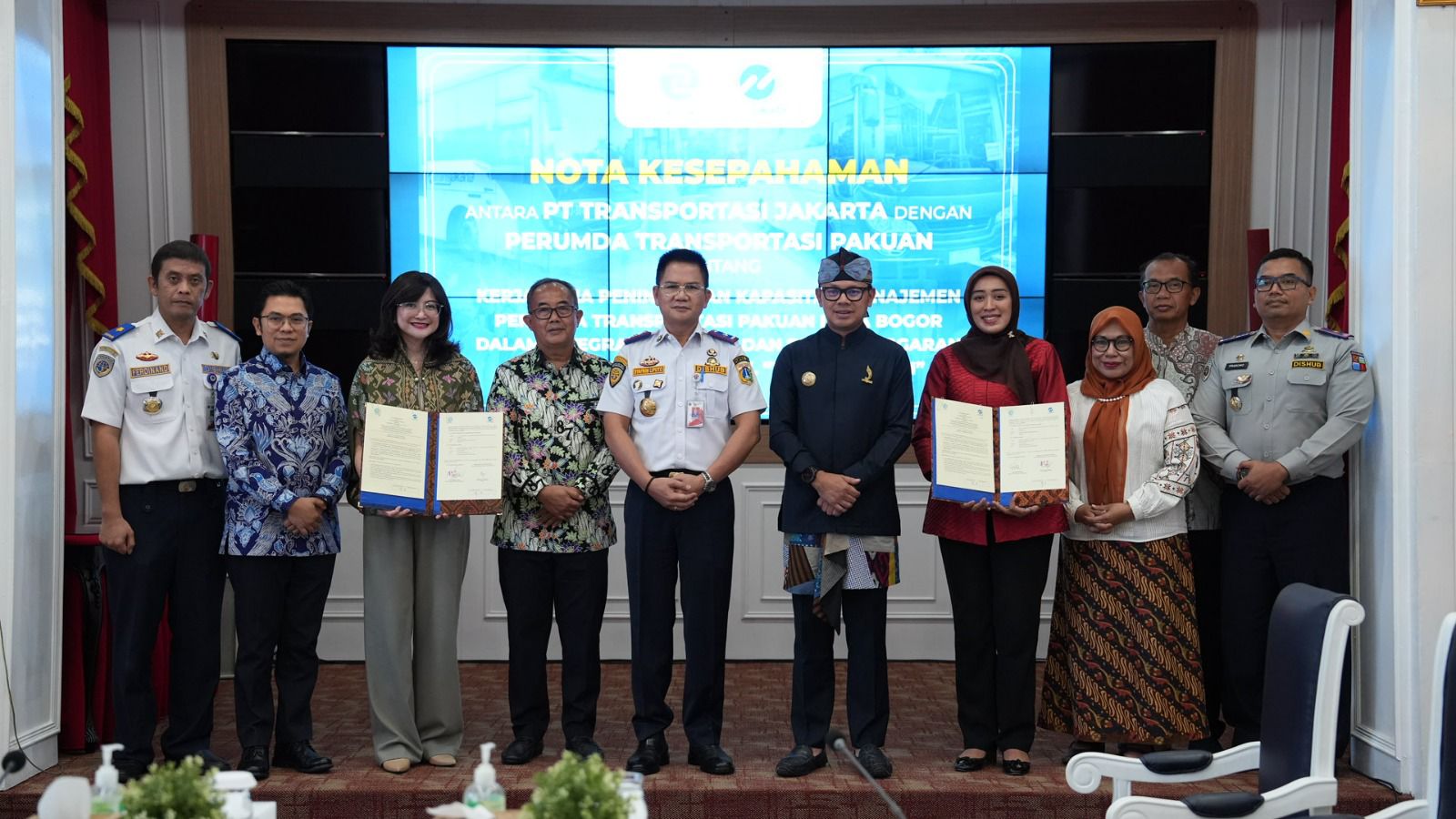 Integrasikan Layanan di Bogor, TransJakarta-Trans Pakuan Teken MOU