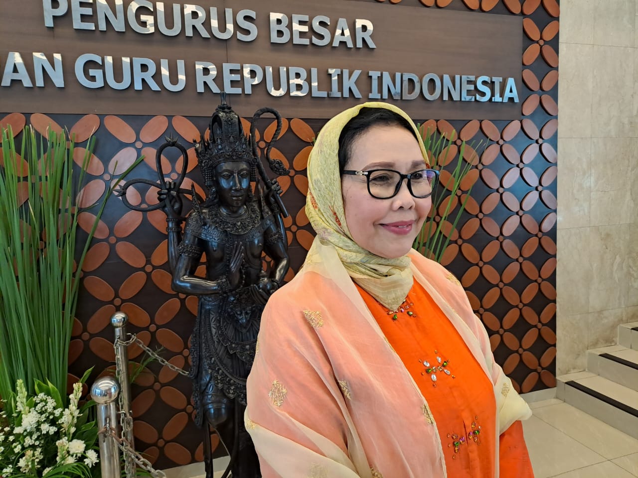 Ketua PGRI Unifah Rosyidi.