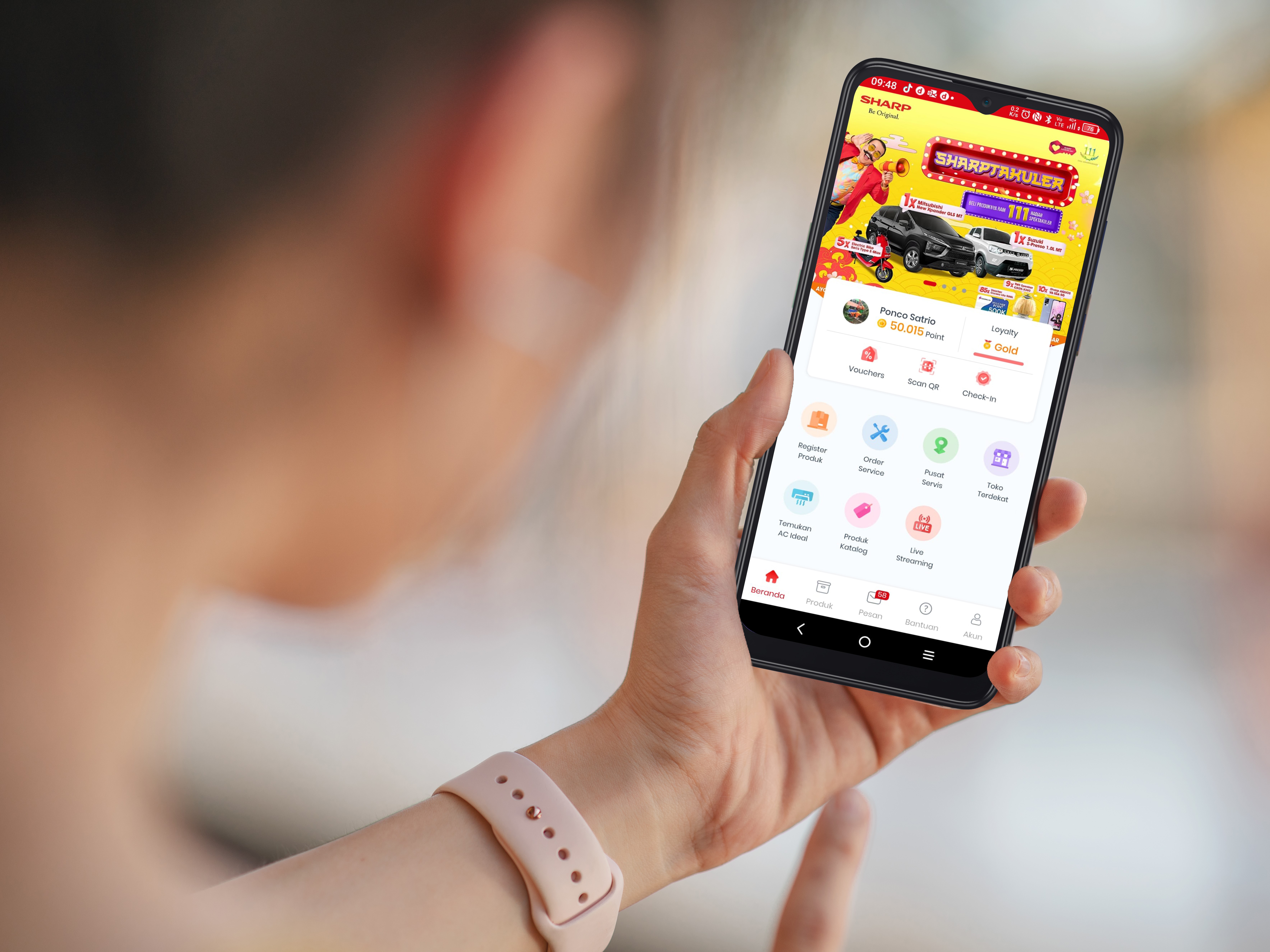 ULANG tahun Sharp ke-111 menghadirkan program promo belanja mulai bulan ini. 