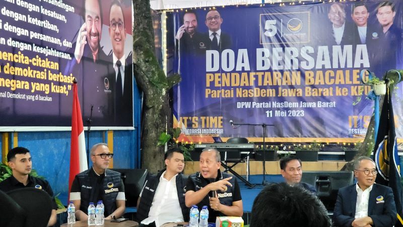 DPW Partai NasDem Jabar memastikan bacaleg yang didaftarkan bebas dari politik mahar.