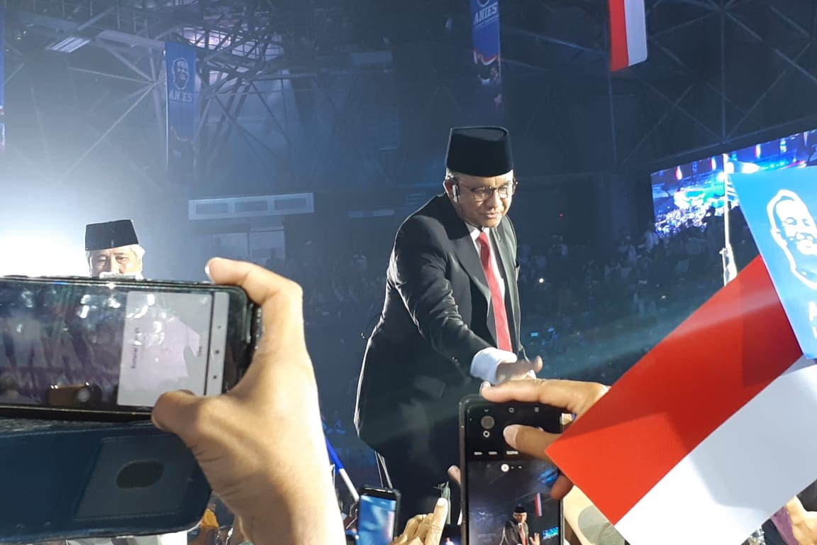 Dengarkan Pidato Anies Baswedan, AHY Ucapkan Selamat Ulang Tahun