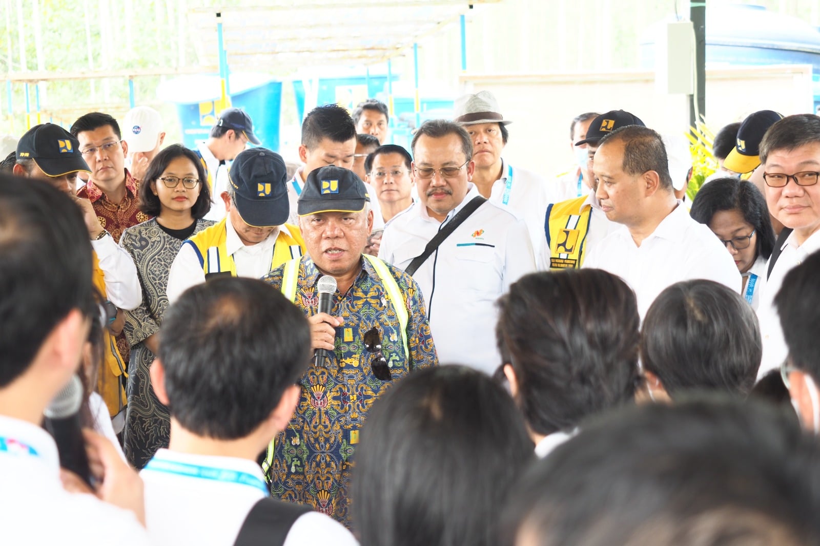 Menteri Pekerjaan Umum dan Perumahan Rakyat Basuki Hadimuljono menjelaskan tentang proyek pembangunan IKN.