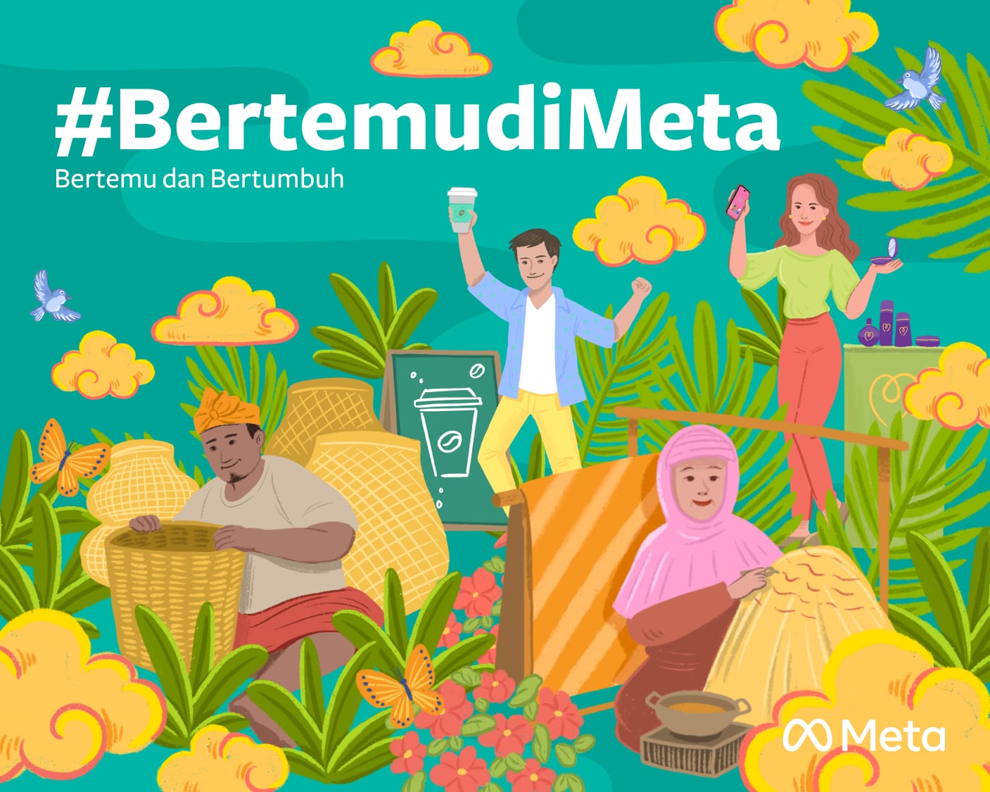 Meta mengajak para pelaku bisnis di Tanah Air bergabung dalam kampanye #BertemudiMeta