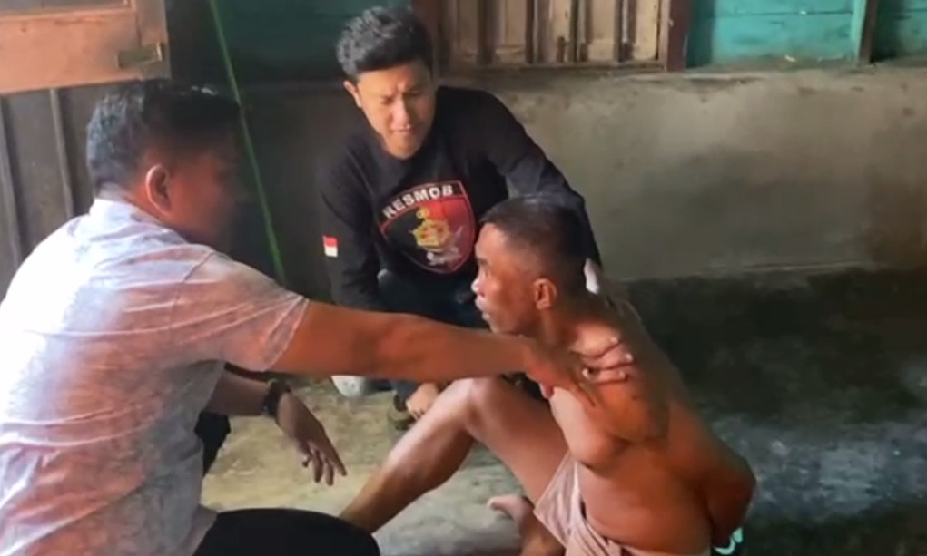 Polisi melakukan penangkapan pelaku pemerkosaan di Bengkulu.