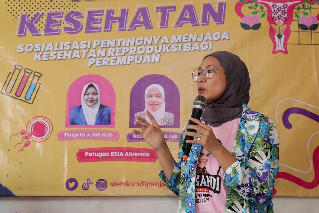 Seminar kesehatan reproduksi perempuan yang digelar Srikandi Ganjar Jabodetabek