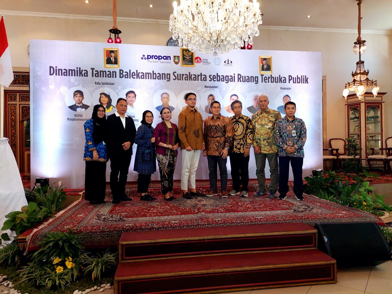 Seminar Taman Balekambang diselenggarakan di House Of Danar Hadi Solo, Surakarta, Jateng, Rabu (17/5).