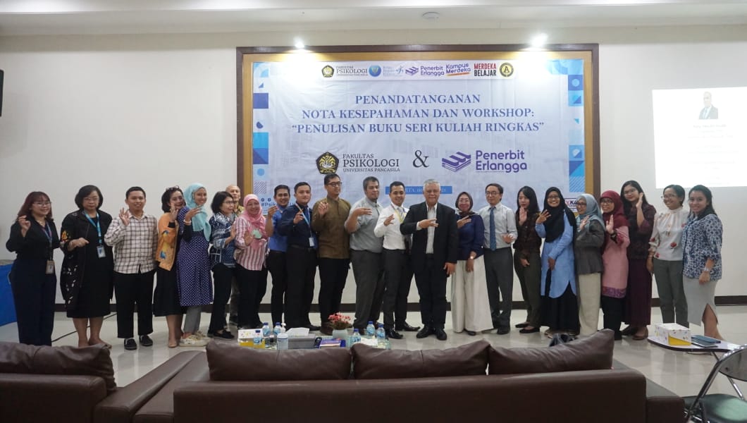 Fakultas Psikologi UP-Penerbit Erlangga Jalin Kerja Sama Pendidikan