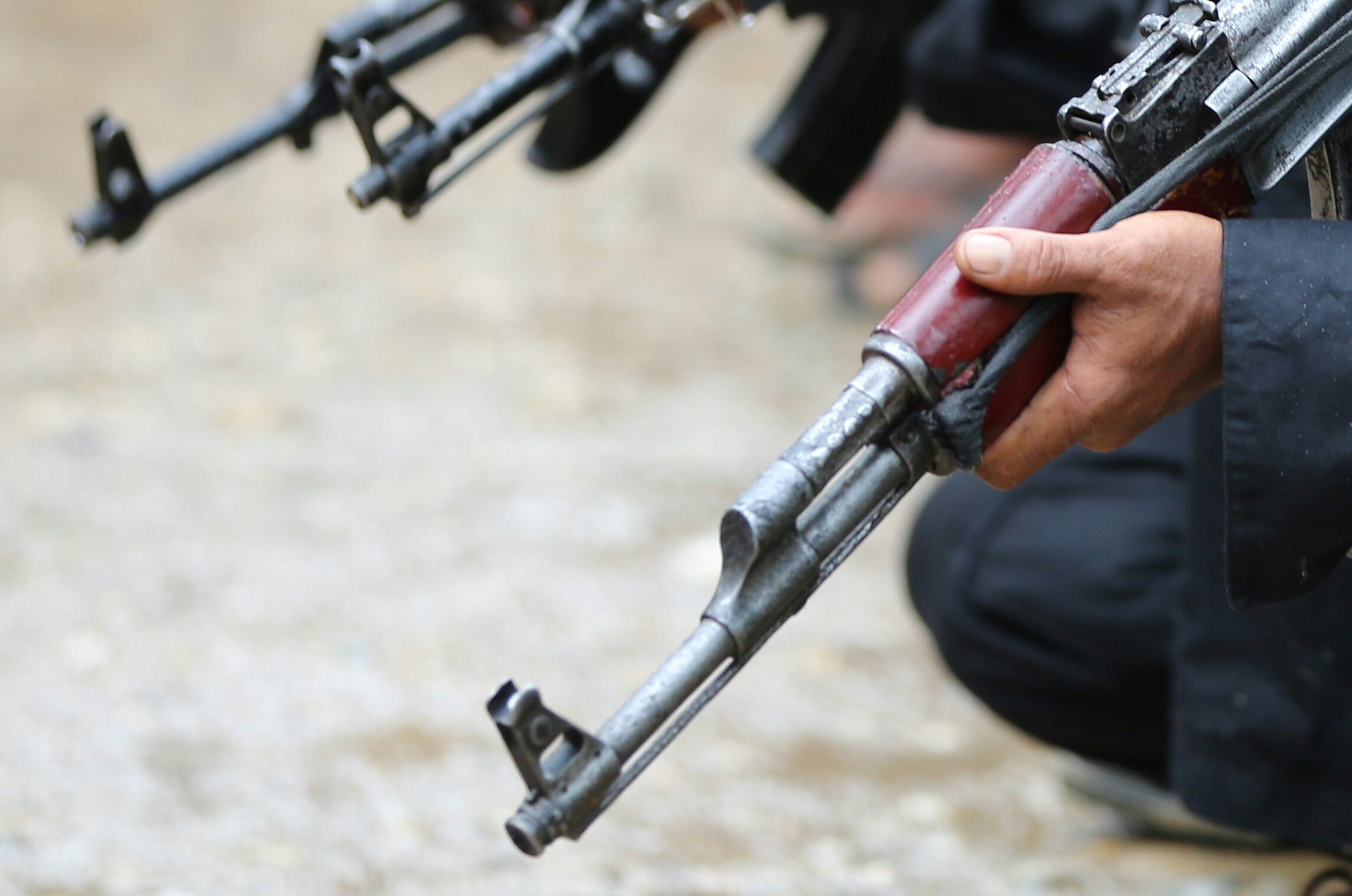 Ilustrasi senjata api.