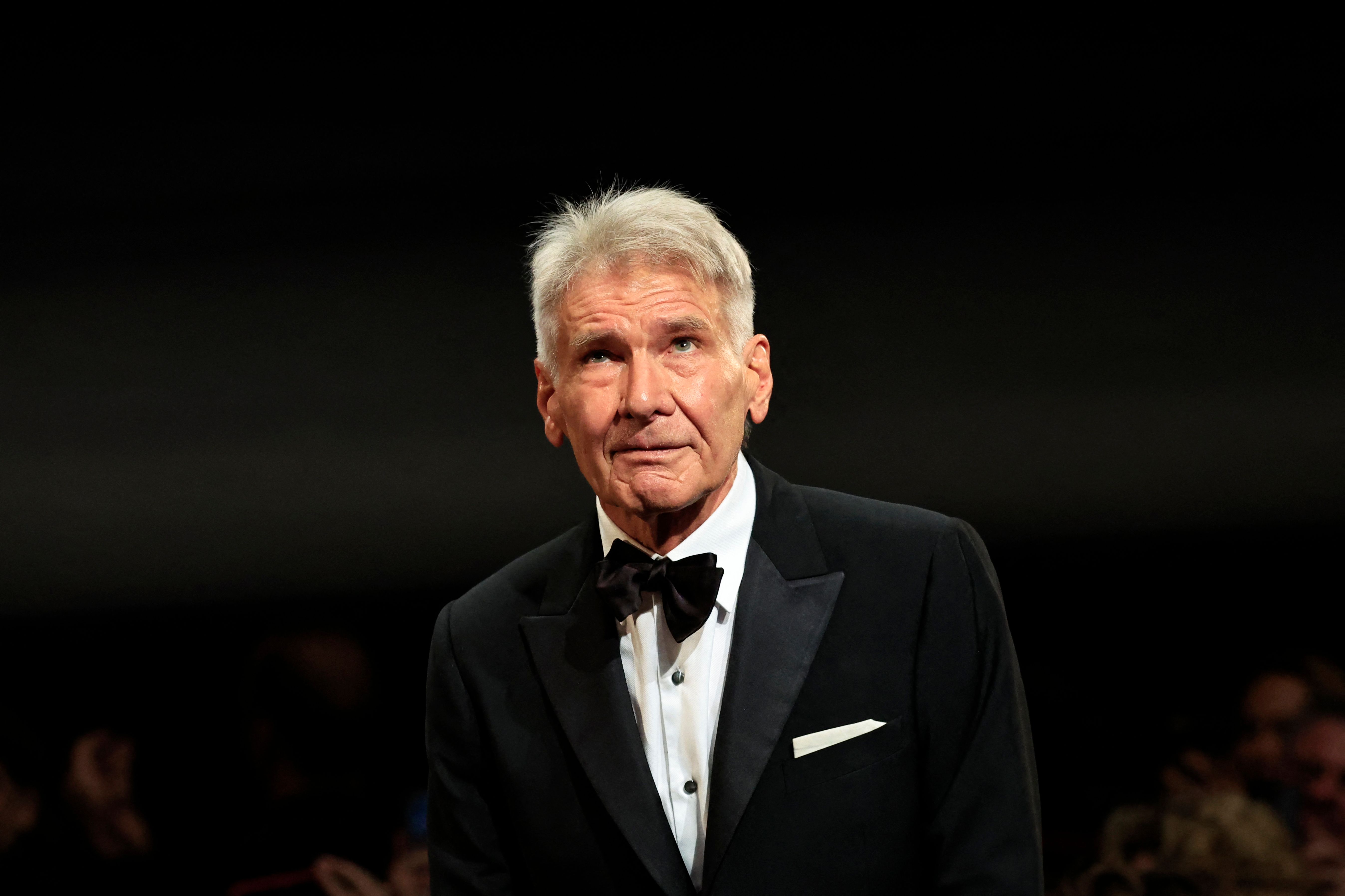 Aktor Harrison Ford kala menghadiri pemutaran perdana India Jones and the Dial of Destiny di Festival Film Cannes