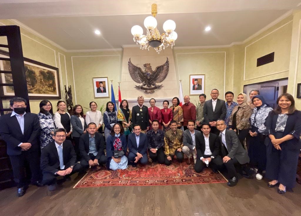 Syukuran yang digelar Dubes Jepang Heri Akhmadi atas penghargaan bintang tanda jasa dari Pemerintah Jepang