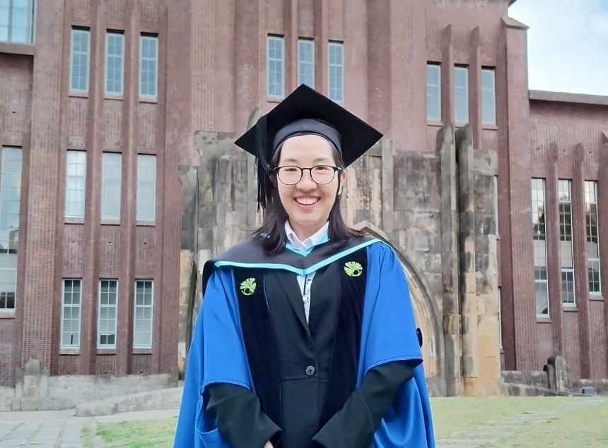 Dwina Juliana Warman, mahasiswi asal Bogor melanjutkan studi S2 di Jepang.