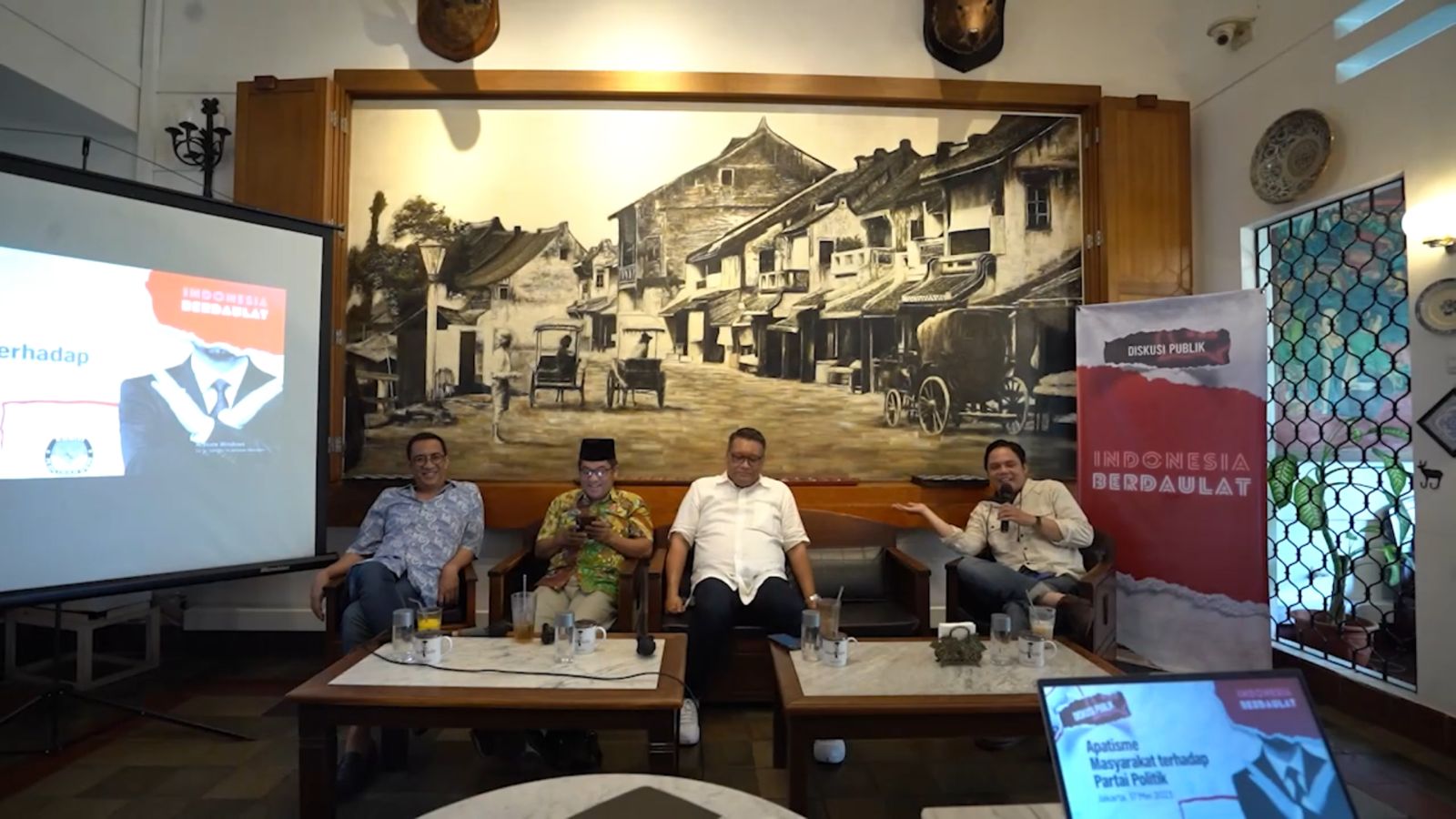 Diskusi publik di Jakarta, Kamis, 18 Mei 2023.