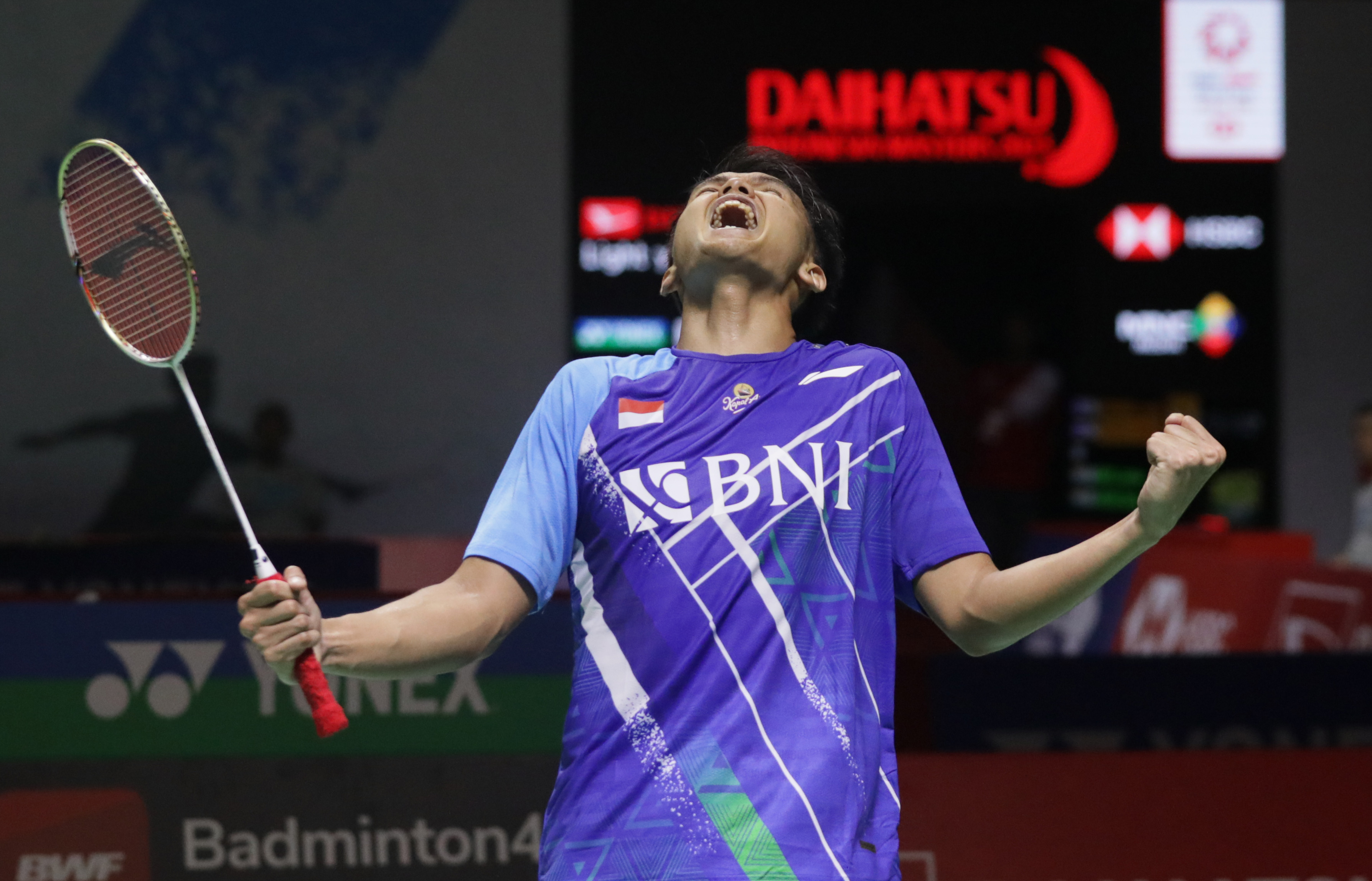 Tunggal putra Indonesia Cristian Adinata