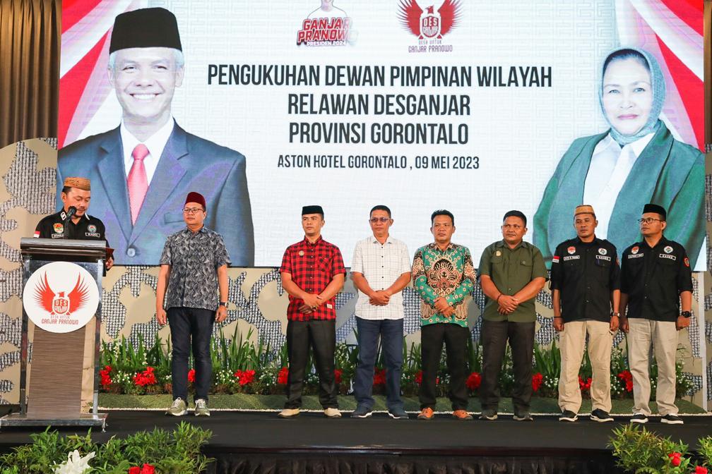 Resmi Dikukuhkan, Des Ganjar Gorontalo Siap Dukung Penuh Ganjar Pranowo