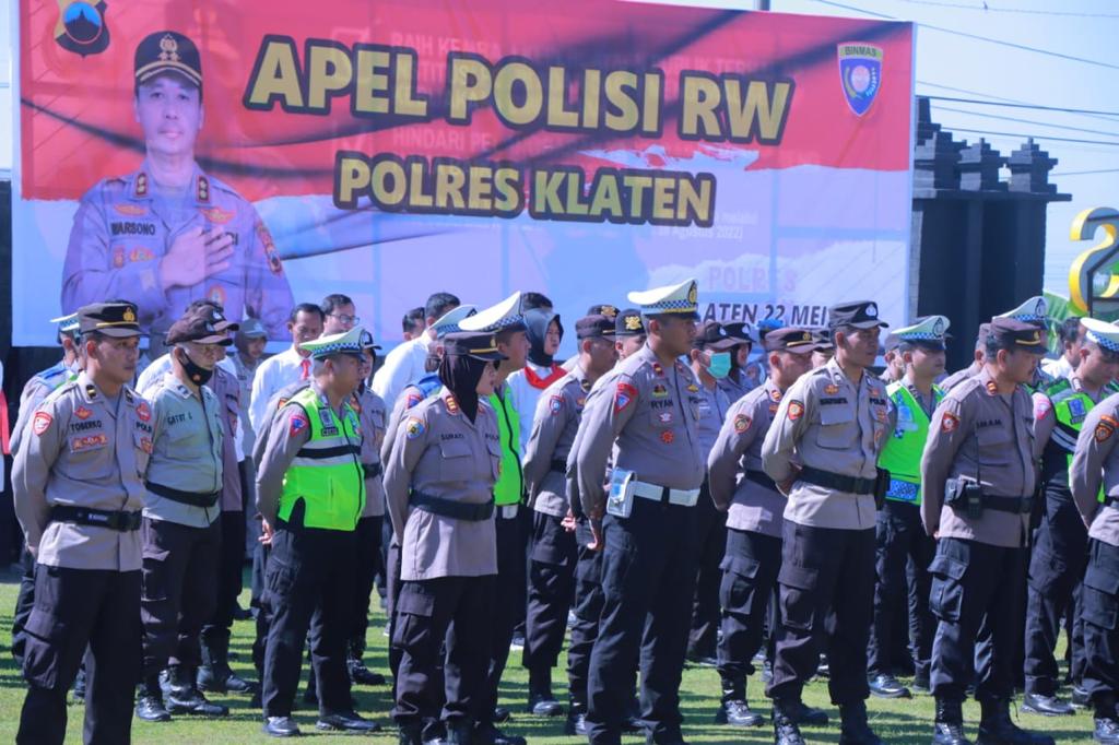 Polres Klaten, Jawa Tengah, meluncurkan program Polisi RW