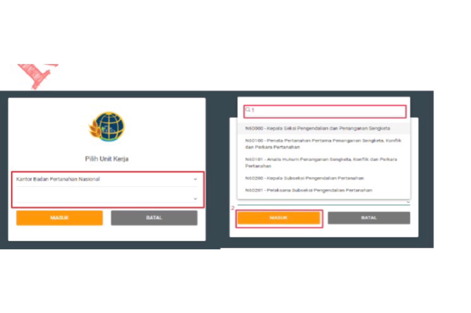 Tata cara penggunaan aplikasi Justisia