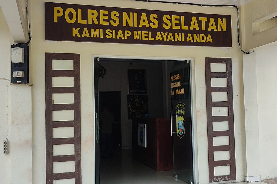 Kantor Polres Nias Selatan.