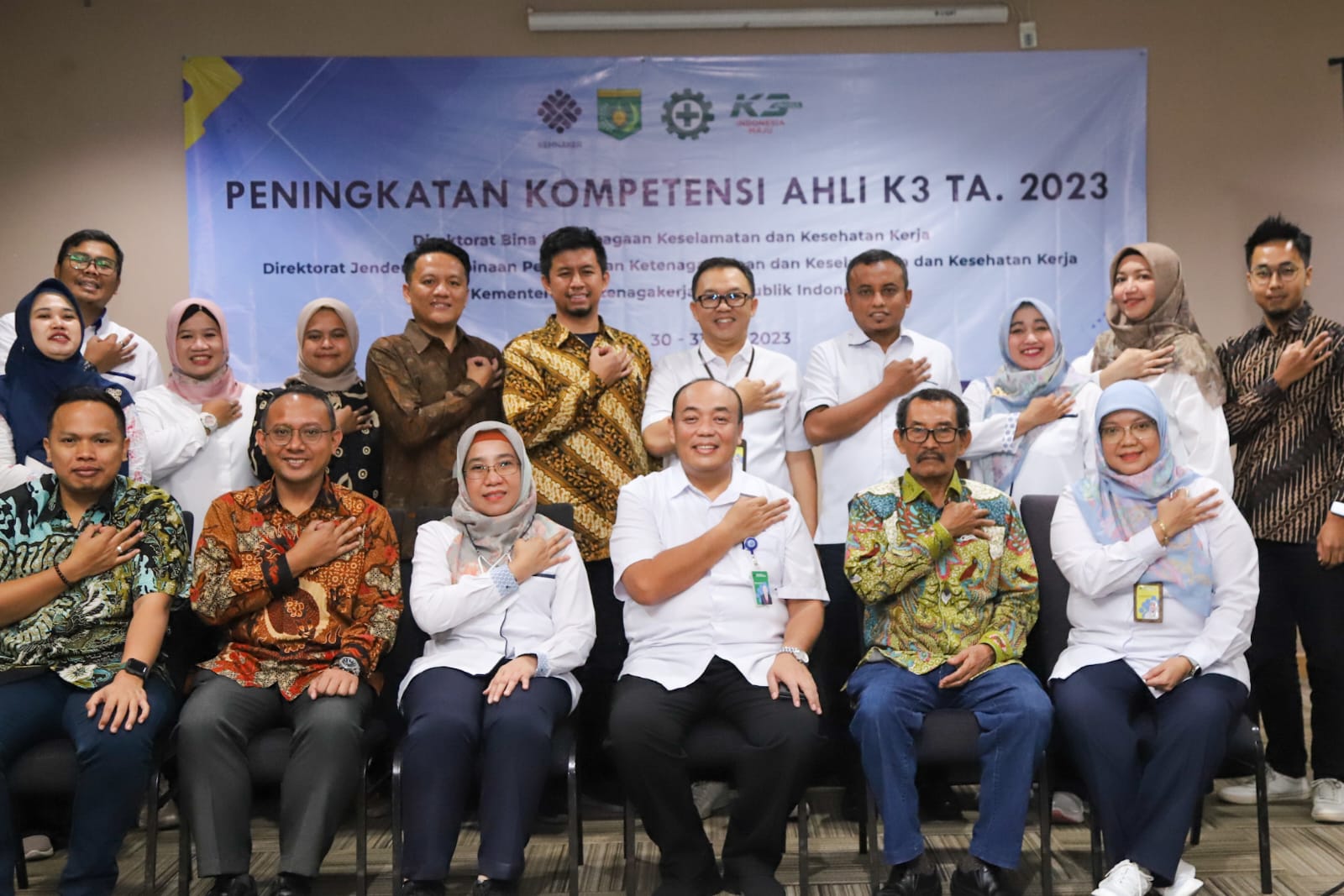 Kegiatan Peningkatan Kompetensi Ahli K3 Tahun 2023 di Jakarta. 