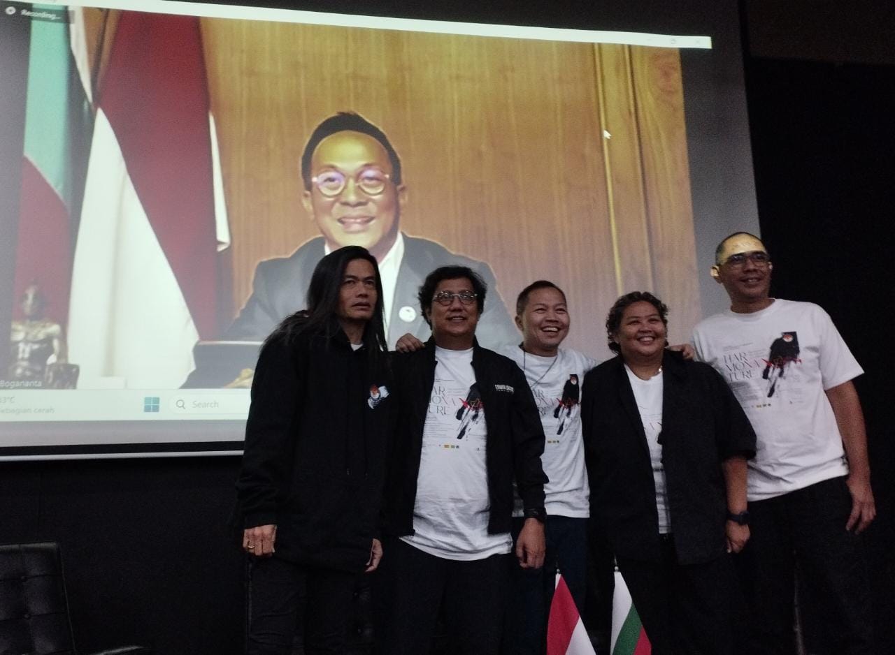 Konferensi pers Harmonature: Harmonizing the Nature of Nusantara. 