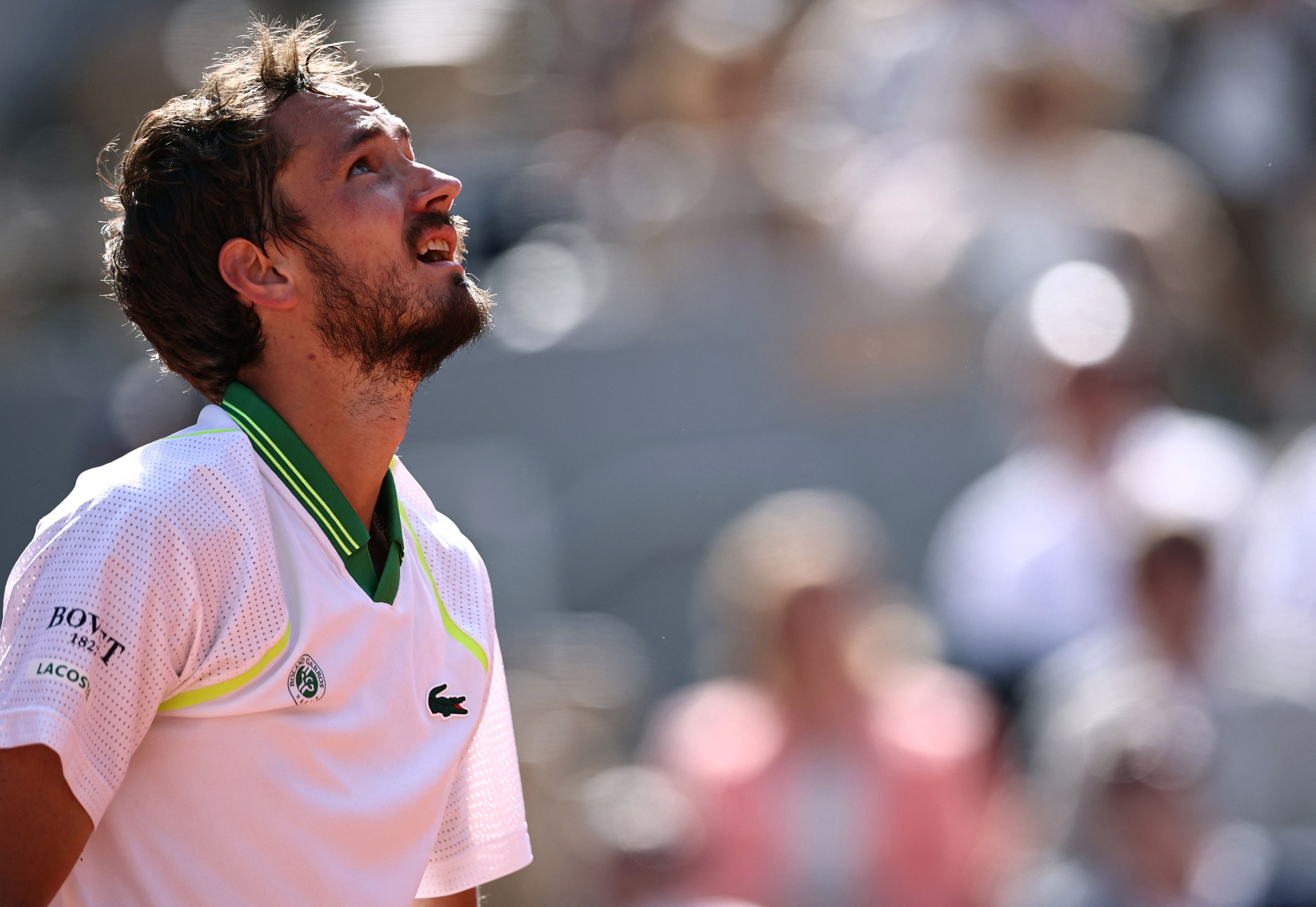 Petenis nomor dua dunia Daniil Medvedev dari Rusia.