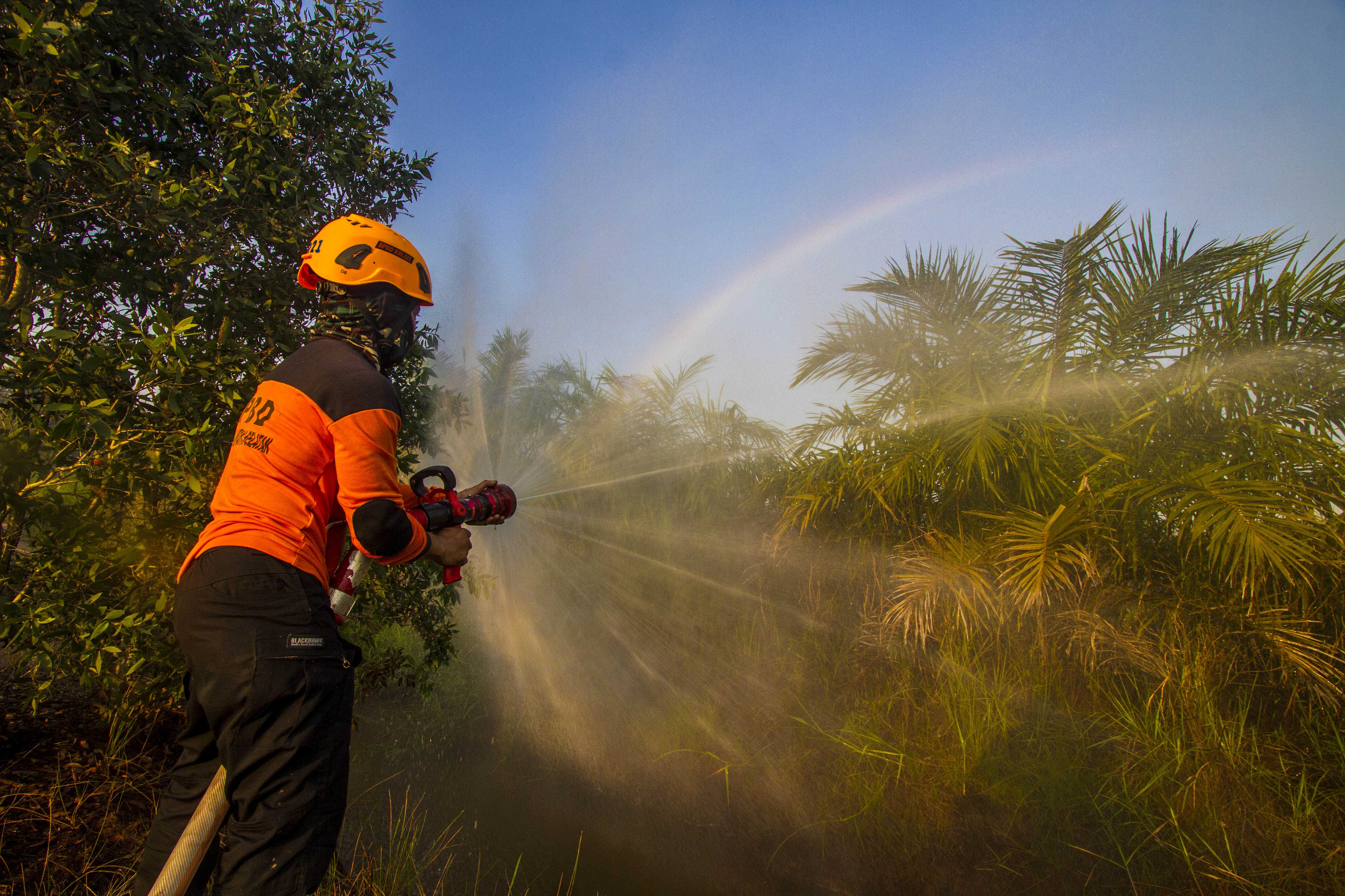 Lahan Gambut di Kalsel Terus Terbakar
