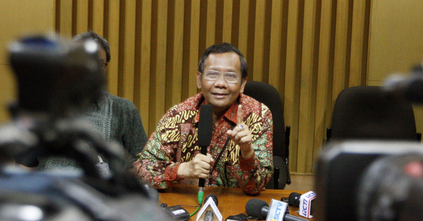 Menko Polhukam, Mahfud MD.