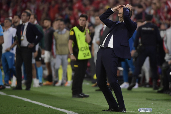 Pelatih Juventus Massimiliano Allegri.