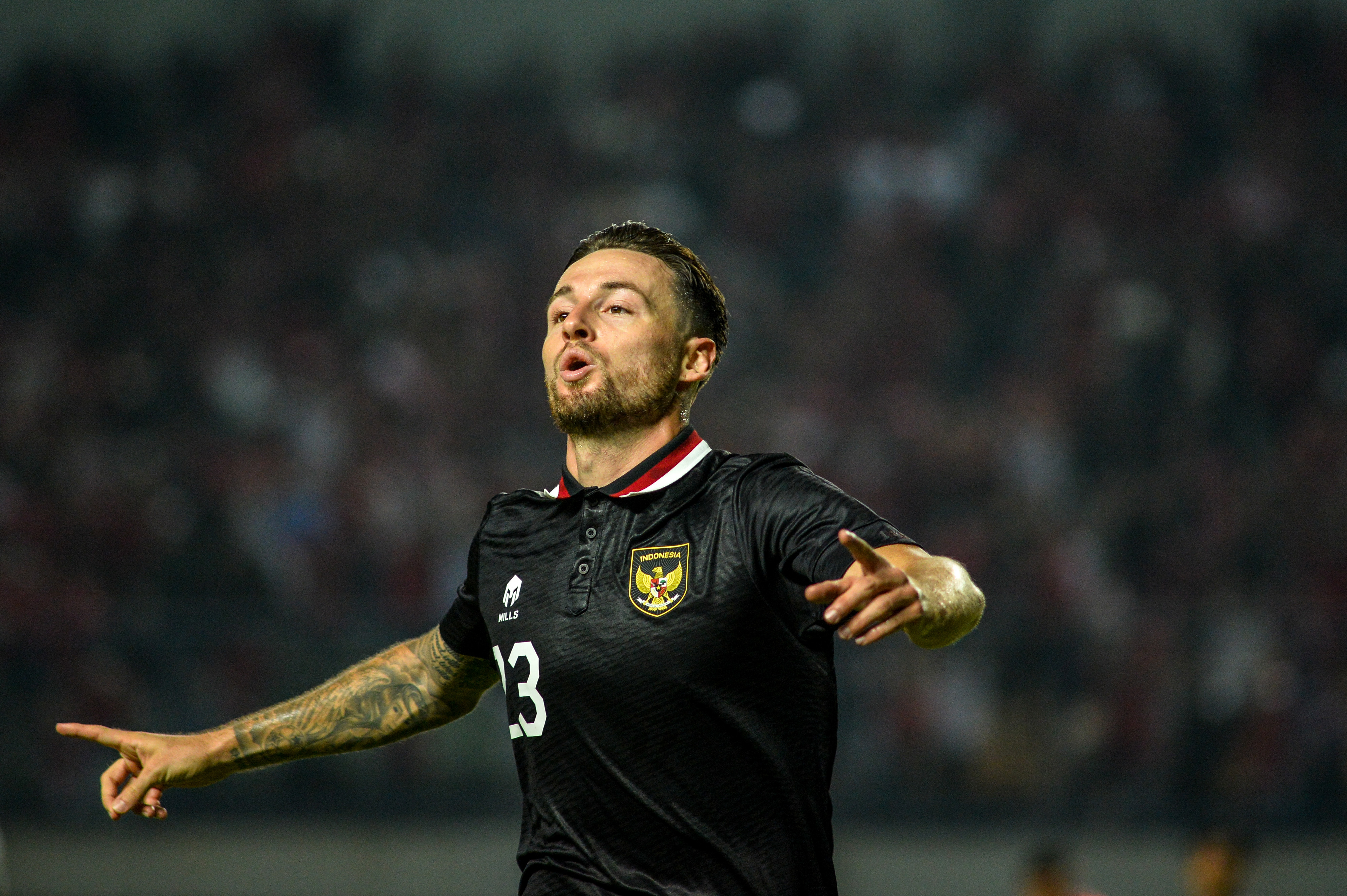 Pemain Persib Marc Klok.