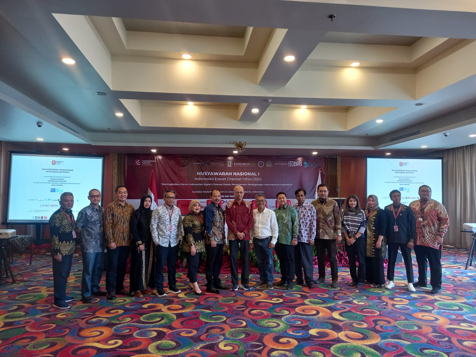 Indonesia Export Channel (IEC) menggelar Musyawarah Nasional (Munas) Ke-1 IEC di Hotel Sunlake, Sunter, Jakarta, Sabtu (20/5).