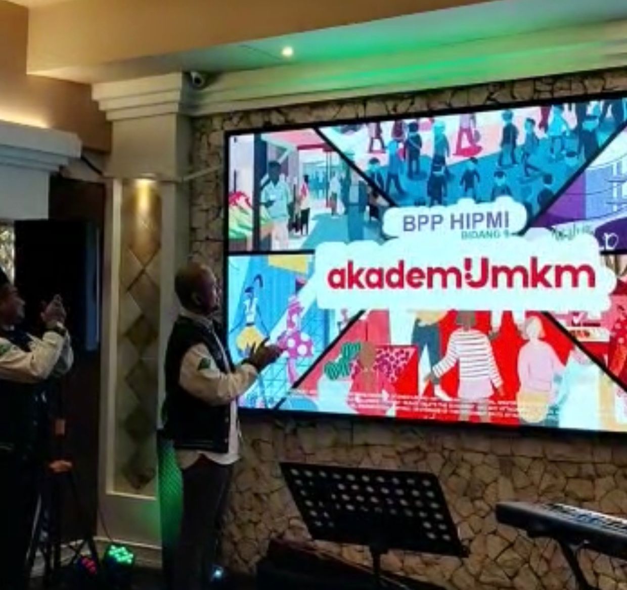 Acara Launching Akademi UMKM oleh BPP HIPMI di Jakarta, Senin (8/5).
